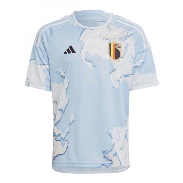Belgium maillot extérieur kit de football deuxième uniforme de football de vêtements de sport pour hommes en tête maillot de sport 2023 coupe du monde féminine